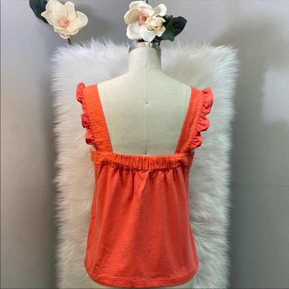 J.Crew Coral Top Sunset Bow Sweetheart - Picture 8 of 14